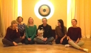 Встреча с преподавателями и практиками йоги в берлинской йога-студии 