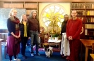 Встреча с монахами Буддийского центра во Фронау, Берлин